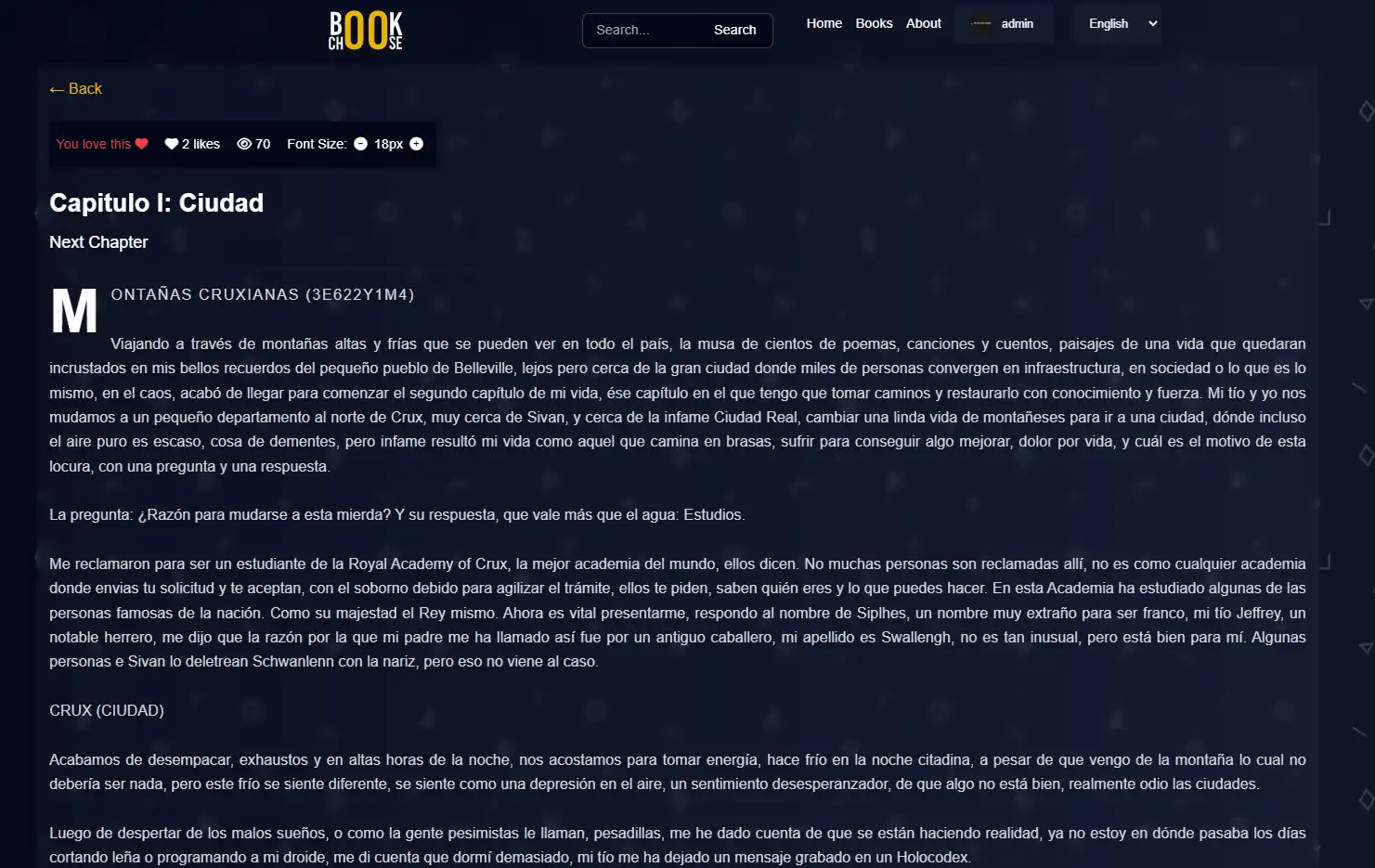 Project screenshot