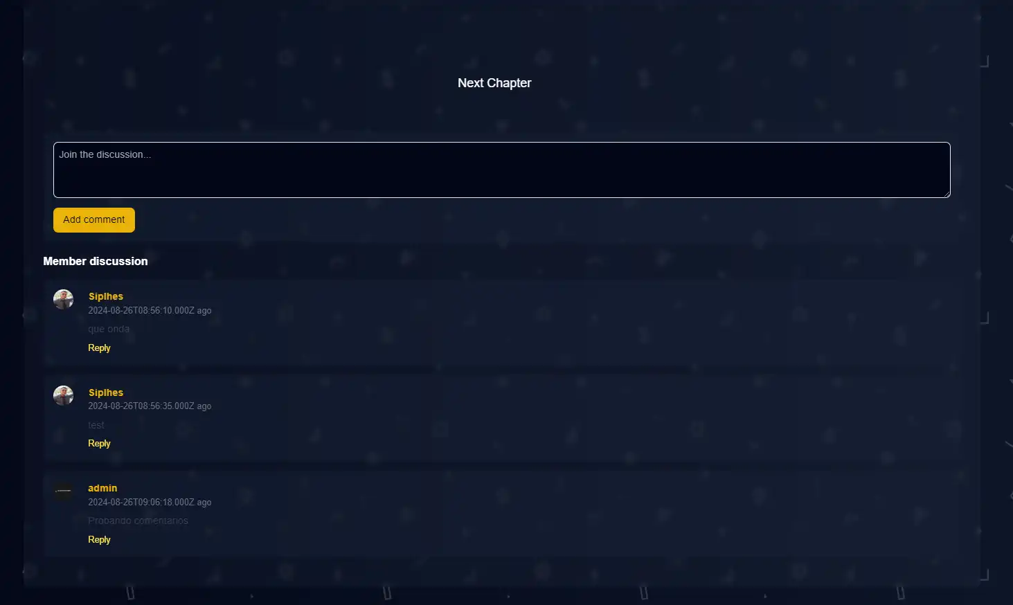 Project screenshot